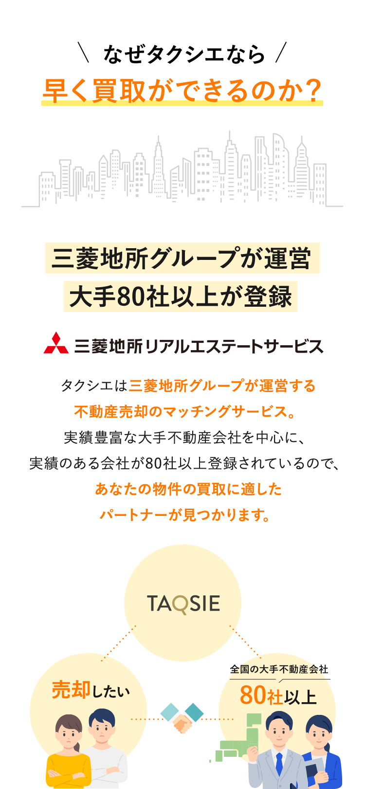 なぜタクシエなら早く買取ができるのか？