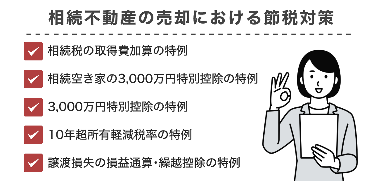 相続不動産の売却における節税対策