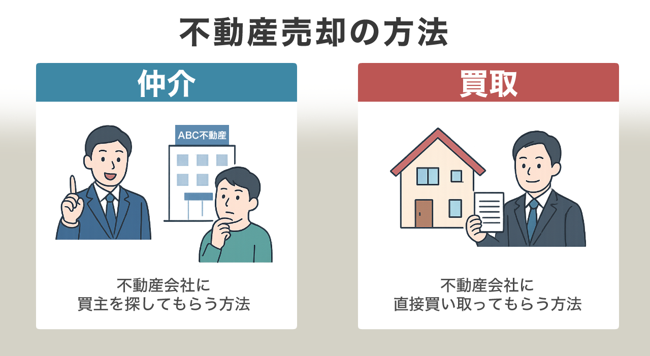 不動産の売却方法