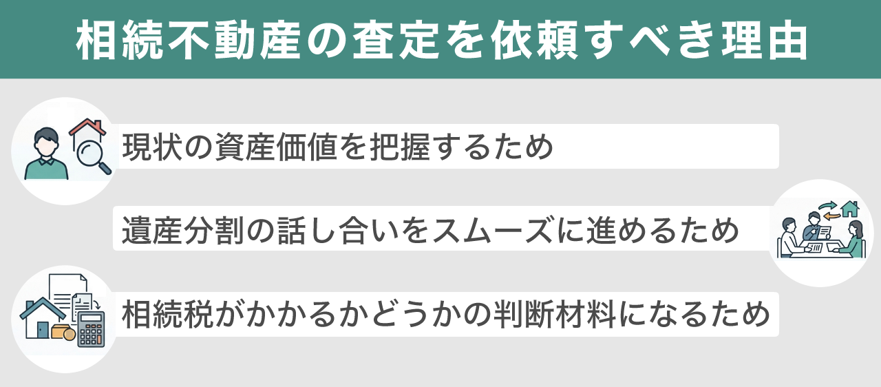 相続不動産の査定を依頼すべき理由
